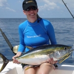 Yellowfin tuna on a topwater lure is impressive!