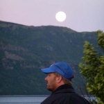 alaska peninsula moon rise