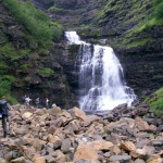hiking to waterfall