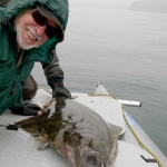 35 pound halibut by Randy