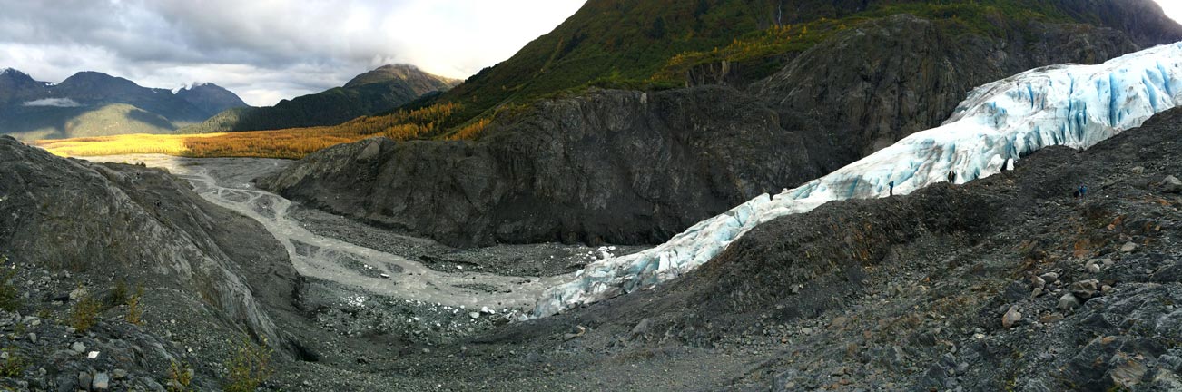 Exit Glacier near Seward Alaska