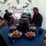 Inside of Dining Tent