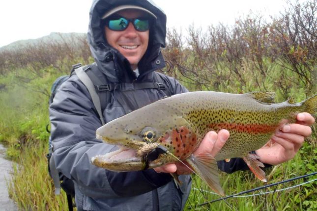 Fly Fishing for Trout in Bristol Bay, Alaska