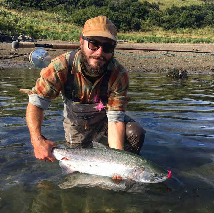 Machete with Silver Salmon - Alaska Fly Fishing Trips
