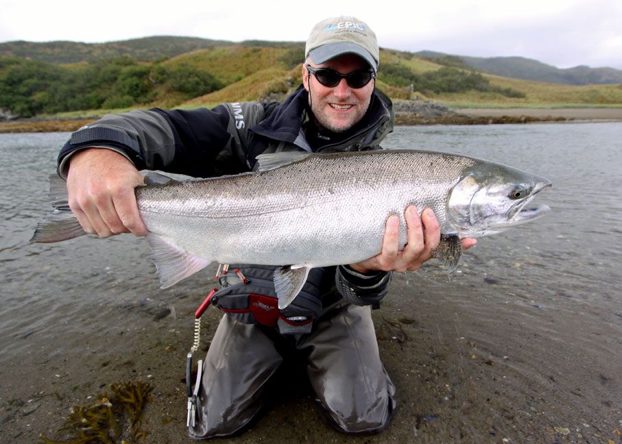 Alaska Peninsula Silver Salmon Fly FIshing