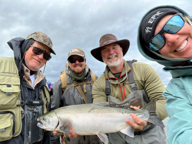 Silver Salmon Fly Fishing Trip